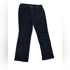 Women’s Lee relaxed fit STRAIGHT LEG Size 12 Medium jeans, , Black